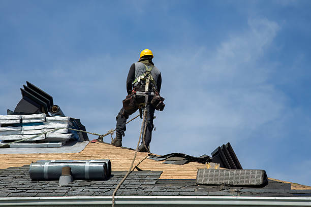 Professional Roof Replacement technician working in Highlands, NC